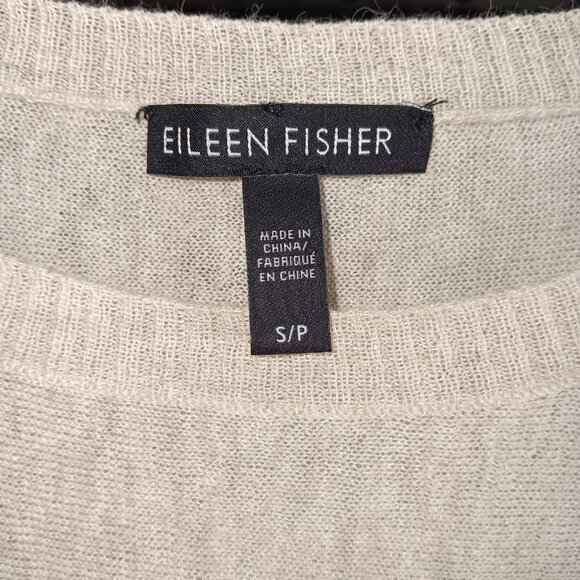 Eileen Fisher SP Oatmeal Light Sweater - Picture 5 of 5